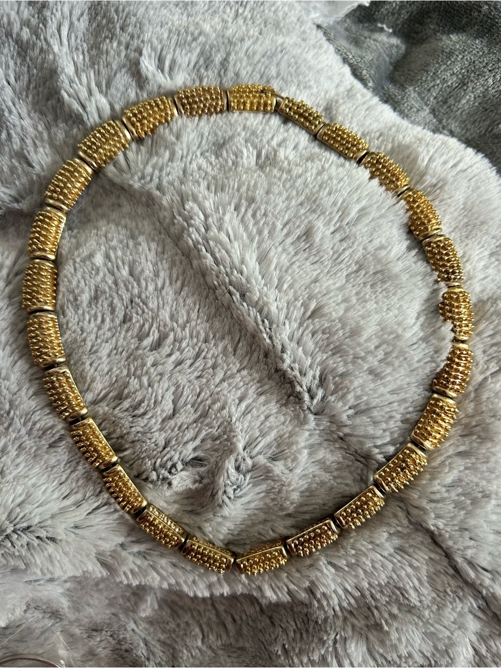 4/$100 Gold Beaded Tube Necklace - Women Jewelry
